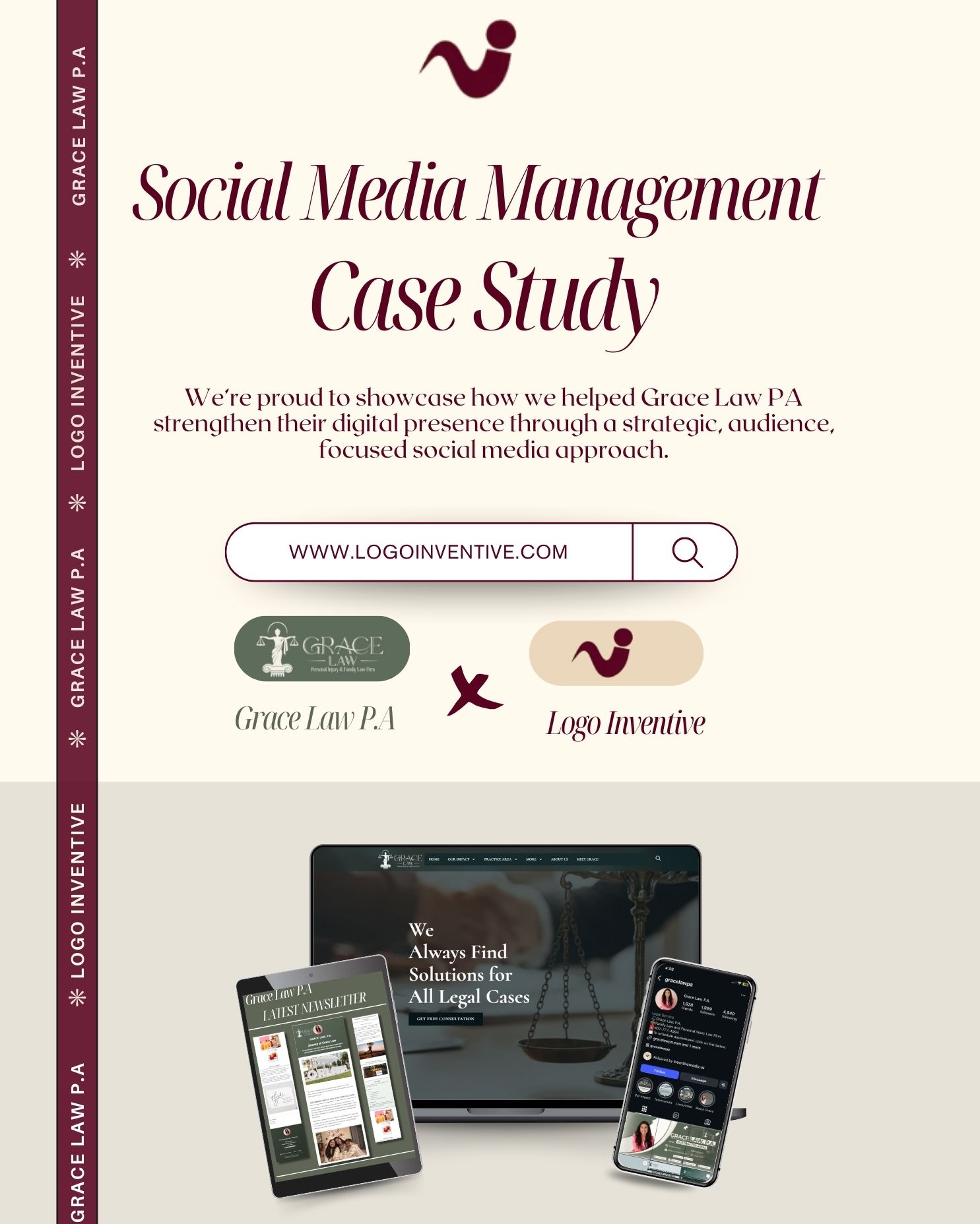 Grace Law PA social media content — Inventive Media USA