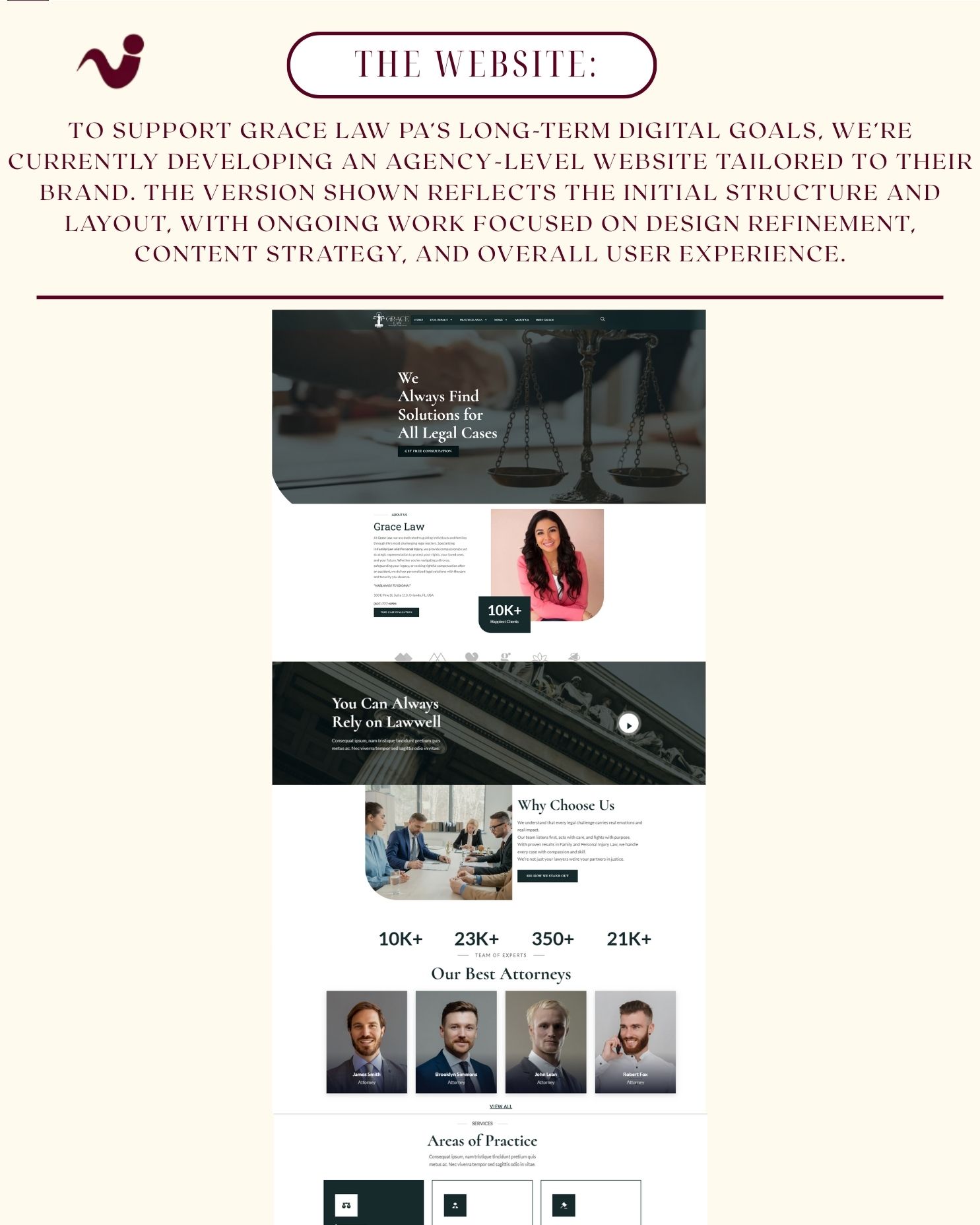 Grace Law PA social media content — Inventive Media USA