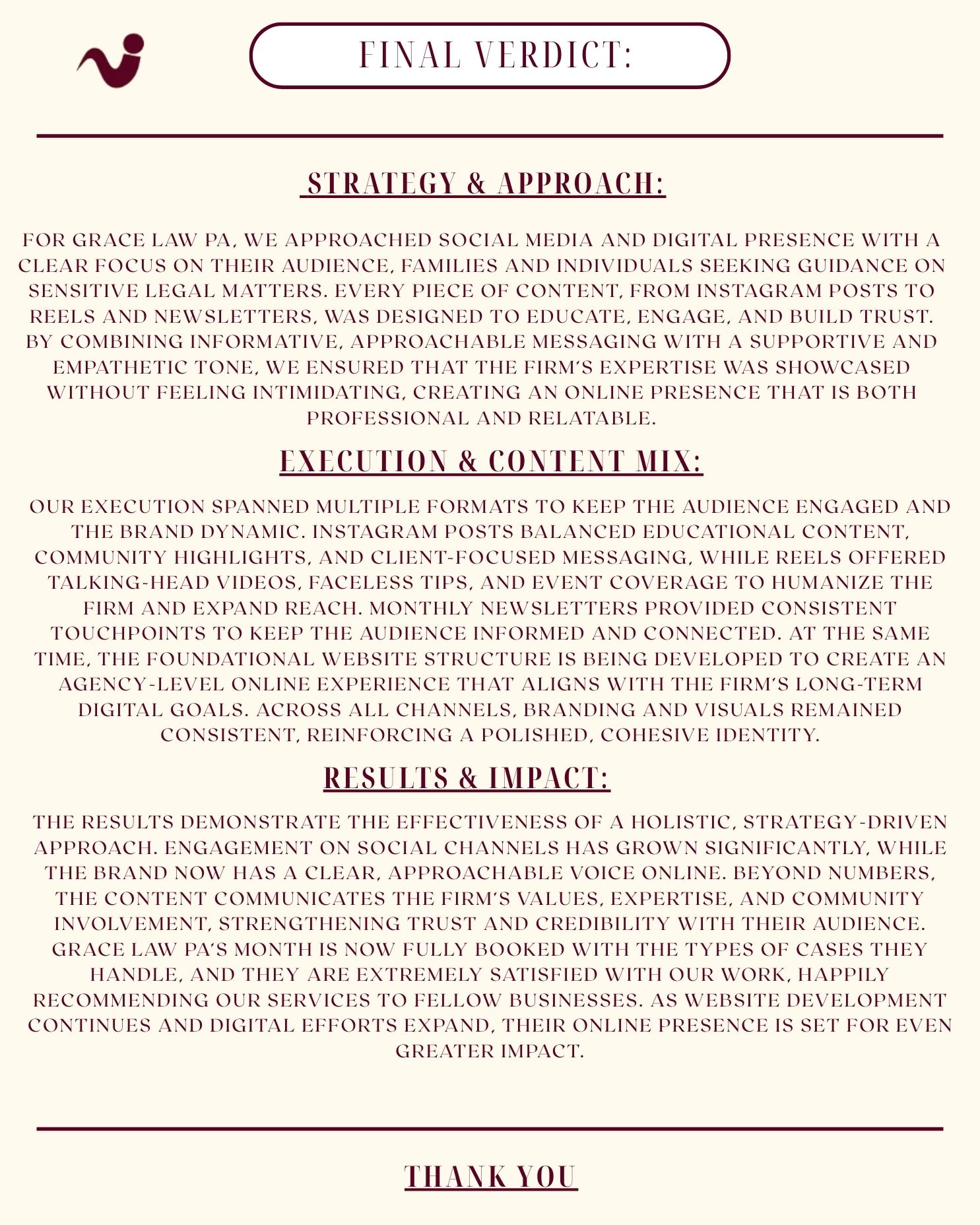 Grace Law PA social media content — Inventive Media USA